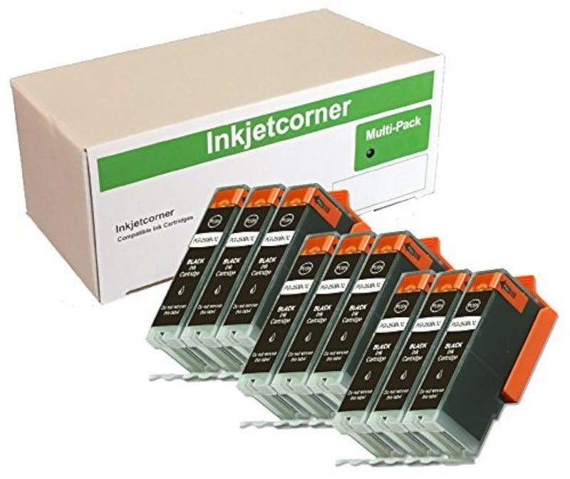 Inkjetcorner Compatible Ink Cartridges Replacement for PGI-270XL PGI 270 XL for use with MG6821 TS6020 MG6820 MG5720 MG5721 MG5722 TS5020 TS8020 TS9020 MG7720 Printer (Large Black, 9-Pack)